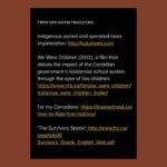 Navia Robinson Instagram - The ‘Kamloops Indian Residential School’ in 1937. You might be thinking, what is a residential school? The residential school system was a network of mandatory boarding schools across The United States, Canada, and Australia meant to forcibly assimilate Indigenous children into western society by stripping them of their native language, traditions and culture. The last of which only closed as recent as 1996. The children at these schools were mistreated, abused, and assaulted, enduring physical and phycological harm. In Canada, between 1863 and 1996, more than 150,000 indigenous children were taken from their families and placed in these schools, a large number of which never returned home.  Just a month ago, on May 28th, representatives of the Tk'emlúps te Secwépemc Nation reported finding the remains of 215 children that were buried at the former Kamloops Indian Residential School that is pictured above. Just a few weeks later, on June 24, the Cowessess First Nation announced that up to 751 unmarked graves were detected at the site of the Marieval Indian Residential School in Saskatchewan. Then, on June 30 members of the Ktunaxa Nation, revealed that another 182 unmarked graves holding children’s remains was uncovered at the site of the former St. Eugene's Mission School. Over 1,000 indigenous children, now unidentifiable, because of abhorrent neglect. We cannot leave these truths, no matter how shameful and despicable, unspoken. The cultural genocide of Indigenous people was directly funded and inflicted by western governments, through these residential “schools”. To move forward progressively in the fight for BIPOC justice, history and its everlasting impact, must be acknowledged. Please make time to independently research the extent of atrocities committed against indigenous peoples as a result of western colonialism — Swipe for resources! 🌱
