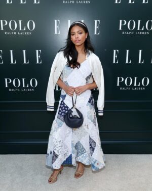 Navia Robinson Instagram - Staring intensely and then smiling joyfully for @elleusa ! 🌠Thank you @poloralphlauren @elleusa #HollywoodRising
#PoloRLStyle