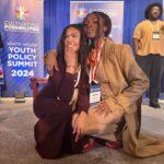 Navia Robinson Instagram - Last month, I was invited to co-host the White House Youth Policy Summit alongside @sixtocancel, where 80 young community leaders from across the nation attended and spoke directly to policymakers about how federal programs and policies can be improved to better serve the lives and communities of young people.     I left D.C. feeling an overwhelming sense of gratitude for the young advocates I met (several of whom are tagged in this post) whose advocacy for adolescent and human rights is compounded with exhaustion and fatigue from pushing against systems that are characteristically stubborn.    I feel strongly that our most pervasive enemy this election cycle will be the current of apathy that’s surged among us in the face of an increasingly discouraging political landscape. I get it. It’s bleak. However, my time at the WH Youth Policy Summit reminded me that indifference is costly. If you don’t pay the price directly, someone in your community will. My personal belief is that we owe it to ourselves, to the thousands of young advocates across the nation championing children and adolescent interests, and to our brothers and sisters with less access – domestic and international – whose lives quite literally depend on it, to VOTE thoughtfully this November with *progress* in mind where perfection fails.    Being among dozens of fellow brown, black, AAPI, and Native young people in historic buildings and institutions where we wouldn’t have been welcomed with such warmth and attentiveness just a handful of decades prior, I couldn’t help but feel both immensely proud and deeply wounded. It’s precisely this friction between marveling over how far we’ve come and resentment for where we’ve been that stokes my internal fire for progressive change. I want to ensure a more peaceful world for those I know and love, those I don’t yet, and those who will succeed us all - Just as my predecessors did for me. I implore you to lean into your fire. Equity, peace, and freedom from subjugation require perpetual maintenance, but they’re evergreen principles that will always be worth fighting for.