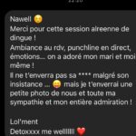 Nawell Madani Instagram - DUMP de la semaine Alger pour de la prod C à vous pour la promo du spectacle Gâteau de ma fille Auray en rodage #StandingOvation St Philibert Message du public du Théâtre de l’Ouest Retour à Bruxelles pour le tournage Paris en mode coach avec de jeunes acteurs et actrices
