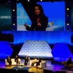 Nazanin Boniadi Instagram – I attended @oneyoungworld to share my journey in activism, but left having learned far more than I could possibly impart. 

While dictators are platformed at the UN, this summit belongs to the young leaders of the world who are impacting positive change.

Courage surrounded me as I joined fellow panelists Hasina Safi, Nazanin Zaghari-Ratcliffe, @marziehhamidi.official to discussed the plight of Afghan and Iranian women. Special thanks to moderator and OYW Managing Director @ellarobertson_ .

After a powerful keynote by mental health advocate @lucyhale, I was honored to introduce delegate David Johnson to speak. At 24, he is not only in his final year of medical school, but also founder and president of @letsunpackitco, a youth led movement to build hope, end stigma and demand action to make mental health a reality for Caribbean youth.

I also feel immensely empowered and filled with hope after an intimate discussion with leading delegates from across the world. Among them, @crystalasige (Member of Parliament Kenya), @samuelcogolati (Member of the Chamber of Representatives or Belgium), and Anxhela Bruci (anti-human trafficking advocate). 

These are not just the leaders of tomorrow, they are leading today! Which is why the future looks so bright.