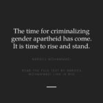 Nazanin Boniadi Instagram – The time has come to declare gender apartheid a crime.  

For decades, Iranian women have faced various forms of gender-based discrimination at the hands of the Islamic Republic. Systematically and purposefully, Iranian officials have advanced the subjugation of women, girls, and others through the use of all instruments and powers of the state. 

They have instituted a complex web of discriminatory, degrading, and dehumanizing laws, policies, and practices in stark contravention of international law – with women and girls facing limits and restrictions in all aspects of our lives, from our education and employment to our dress and bodily autonomy.  The suffering of Iranian women and society as a whole must not go unnoticed, and concerted efforts are required to ensure that justice and equality prevail. That is why I have written a letter to UN Secretary-General António Guterres, urging him to declare gender apartheid a crime against humanity.”

Nobel Peace Prize laureate Narges Mohammadi has written a letter from behind bars in Evin prison, where she is serving a 12-year sentence for “propaganda against the state,” among other things. Narges Mohammadi was awarded the Nobel Peace Prize 2023 for her fight against the oppression of women in Iran and her struggle to promote human rights and freedom for all.
 
Follow the link in our bio to read the full text.
.
#nargesmohammadi #ENDGENDERAPARTHEID
Photo credit Vahid Zare Zadeh
