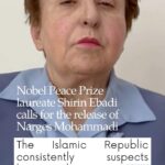 Nazanin Boniadi Instagram - . Shirin Ebadi, human rights advocate , Lawyer & Nobel Peace Prize laureate, sends her support to the #FreeNarges campaign. Narges Mohammadi, marked her 10th birthday behind bars today. She turned 52 while she has 9 more years of prison time ahead of her. Shirin Ebadi demands the unconditional & immediate release of Narges Mohammadi and all other political prisoners held in Iranian prisons. #FreeNarges NOW! Join the “FREE NARGES” campaign by signing petitions, sharing on your social media channels, and speaking out about the plight of human rights activists and women in Iran. Link in bio پیام شیرین عبادی حقوق دان، فعال حقوق بشر و برنده جایزه نوبل صلح به مناسبت ده امین تولد نرگس محمدی در زندان‌. نرگس محمدی امروز ۵۲ ساله شد. شیرین عبادی طی این پیام در سالروز نرگس محمدی خواستار آزادی بدون قید و شرط و فوری نرگس محمدی و سایر زندانبان سیاسی عقیدتی محبوس در زندان های ایران شده است. #نرگس_محمدی #FreeNarges #NargesMohammadi #ShirinEbadi #nobelpeaceprize