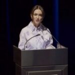 Nazanin Boniadi Instagram – I’m grateful to @iranrights for providing this powerful testimony from a brave survivor of the Islamic Republic’s brutality. I shared it as part of my @sydneypeacefoundation lecture at the @wheelercentre in Melbourne. Co-hosted by @amnestyaustralia and @rmituniversity. 
#WomanLifeFreedom