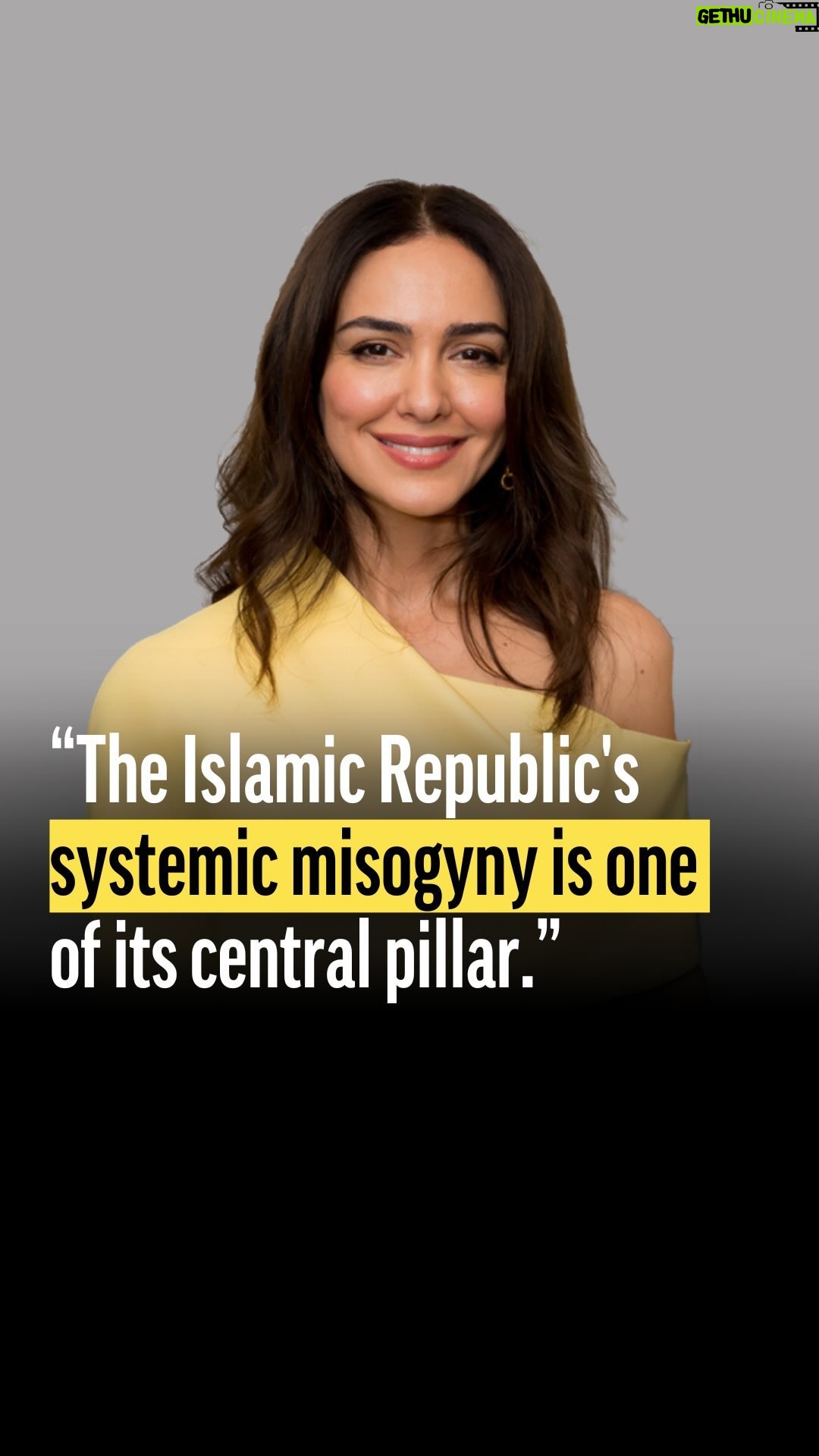Nazanin Boniadi Instagram - “The Islamic Republic’s systemic misogyny is one of its central pillars, and…elements of gender apartheid are enshrined in both the Islamic Republic’s criminal and civil laws.” Nazanin Boniadi, a prominent Iranian actress and human rights activist, discussed the importance of recognizing gender apartheid as a crime against humanity under international law during her Sydney Peace Prize acceptance speech on November 2, 2023. Ms. Boniadi is among the key signatories of the End Gender Apartheid campaign. #EndGenderApartheid