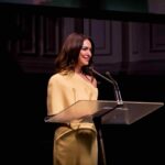 Nazanin Boniadi Instagram – پس از مشورت با فعالان داخل ایران تصمیم گرفتم این جایزه را بپذیرم تا در راستای جنبش با شکوه زن زندگی آزادی ثمربخش باشد و آنرا به پیشگاه ملت قهرمان و شکست ناپذیر ایران تقدیم میکنم

‏The brave people of Iran are still risking their lives for their basic rights and fundamental political change. When the Sydney Peace Foundation first approached me with this honour, my initial instinct was respectful reluctance. But after consulting with dissidents in Iran, my initial reluctance turned into a sense of duty to my compatriots, to use this opportunity to center them on the world stage, and amplify our common cause of secular democracy for Iran. This award belongs to them

‏As one prominent female dissident wanted me to relay to Iranian expats around the world: “This regime told you to leave if you don’t like its oppressive laws. They persecuted you and your families into exile in an effort to humiliate you. And when you left they tried to discredit you as being out of touch with Iran and shilling for the West. What they didn’t anticipate is that, like millions of messages in bottles, your voices would carry ours across oceans. That you would echo us loudly wherever you went in the world, even generations after your parents were forced to leave… As long as this unity remains, we will prevail

‏This is what I remain committed to. As I looked out at my mother in the audience, I was filled with hope, knowing that her generation of lionesses planted the seeds that are germinating today and will undoubtedly blossom into full freedom in the future

‏I’m deeply grateful to the @sydneypeacefoundation, @sydney_uni, @amnestyaustralia, The Carla Zampatti Foundation, @cityofsydney, Lord Mayor @clovermoore, emcee @jan__fran, and all speakers and panelists, not only for this acknowledgement, but for tangibly supporting and amplifying the #WomanLifeFreedom movement with a week full of impactful, high level activism that I was honoured to engage in. The work continues. Woman, Life, Freedom lives on! LINK IN BIO for full event and acceptance speech