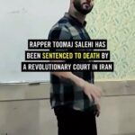 Nazanin Boniadi Instagram - Rapper Toomaj Salehi has been sentenced to death by a Revolutionary Court in Iran. Toomaj was first arbitrarily arrested on 31 October 2022. According to an informed source, he has been subjected to torture and other ill-treatment, including being held in prolonged solitary confinement. His conviction relates to exercising his right to freedom of expression in his music and social media posts where he denounces the Islamic Republic and calls for freedom and human rights. Iranian authorities must quash Toomaj Salehi’s conviction and his death sentence and release him immediately.