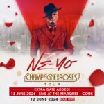 Ne-Yo Instagram - DUE TO POPULAR DEMAND! Another show has been ADDED to CORK, IRELAND JUNE 13TH!! Get special access to tickets with the pre-sale code "ROSES" before they go on sale to the public 4/25! Hit 🔗 in bio! #ChampagneAndRosesTour 🥂🌹