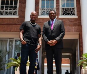 Ne-Yo Instagram - Thank you President Hichilema for the warm welcome to Zambia. 🇿🇲 
📸: @christianngilchrist