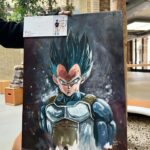 Ne-Yo Instagram - I met an incredible young artist and he blessed me with a painting of one of my all time favorite Dragonball Z characters!! PRINCE VEGETA FOR LIFE!!! Much love to @aran.artist KEEP GOING YOUNG SIR!! GREATNESS AWAITS! Much love to you and your beautiful family. And thanx again for the incredible painting!