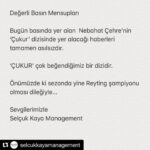 Nebahat Çehre Instagram - #Repost @selcukkayamanagement with @get_repost ・・・ Basın Açıklaması @nebahatcehre @selcukkayaofficial