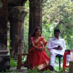 Neelanjona Neela Instagram - শ্যামা কাব্য এর সেট থেকে শ্যামা ও আজাদ