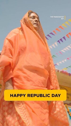 Neena Gupta Instagram - Happy Republic Day 🇮🇳 #Panchayat
