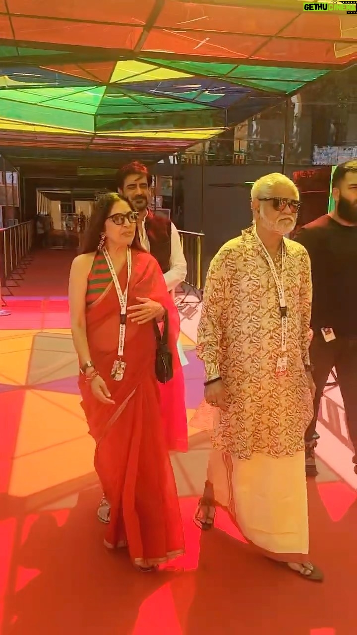 Neena Gupta Instagram - For the screening of our Film, Vadh at #IFFI54 @imsanjaimishra