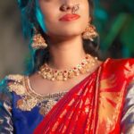 Neha Chowdary Endluri Instagram - ❤️ 🎥 & 🎨 : @mukeshreddy89 Makeup & styling: @priyasandeepmakeupartistry @bridalstoptirupati Saree & blouse : @bridalstop_boutique Team : @mukeshreddy89 @vamsireddy_111 Accessories: @bridalstoptirupati #neha_nani #reels #trending #pattucheera