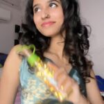 Neha Chowdary Endluri Instagram – I have been eating noodles a lot lately 👀🫣 #neha_nani #reels #trending #curls