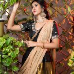 Neha Chowdary Endluri Instagram – 🤎! #swipe 
Outfit : @house_of_priyasandeep 
Makeup & hairstyle : @priyasandeepmakeupartistry @bridalstoptirupati 
Captured: @mukeshreddy89 @mkpassionphotography 

#neha_nani #nehachowdary