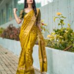Neha Chowdary Endluri Instagram – Let’s flip to traditional 💛 #swipe 

📸- @mkpassionphotography 
Makeup & hairstyling: @priyasandeepmakeupartistry @bridalstoptirupati 
Saree & blouse : @bridalstop_boutique 

#neha_nani #nehachowdary