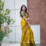 Neha Chowdary Endluri Instagram – Let’s flip to traditional 💛 #swipe 

📸- @mkpassionphotography 
Makeup & hairstyling: @priyasandeepmakeupartistry @bridalstoptirupati 
Saree & blouse : @bridalstop_boutique 

#neha_nani #nehachowdary
