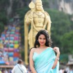 Neha Chowdary Endluri Instagram - Lord Murugan 😇🙏 #swipeleft 📍 : Battu caves , Kuala Lumpur, Malaysia #neha_nani #nehachowdary #malaysia #battucaves #murugan #kualalumpur