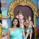 Neha Chowdary Endluri Instagram - Lord Murugan 😇🙏 #swipeleft 📍 : Battu caves , Kuala Lumpur, Malaysia #neha_nani #nehachowdary #malaysia #battucaves #murugan #kualalumpur