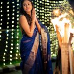 Neha Chowdary Endluri Instagram - Bhogi Subhakankshalu 💙🔥 #swipe 📸 : @mkpassionphotography @mukeshreddy89 Makeup & hairstyling: @priyasandeepmakeupartistry @bridalstoptirupati Saree & blouse : @bridalstop_boutique #neha_nani #nehachowdary #bhogi2024 #happybhogi #sankranthi
