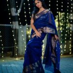Neha Chowdary Endluri Instagram - Bhogi Subhakankshalu 💙🔥 #swipe 📸 : @mkpassionphotography @mukeshreddy89 Makeup & hairstyling: @priyasandeepmakeupartistry @bridalstoptirupati Saree & blouse : @bridalstop_boutique #neha_nani #nehachowdary #bhogi2024 #happybhogi #sankranthi