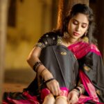Neha Chowdary Endluri Instagram - నా శ్వాస నీ కోసమే 🤍 #swipe 📸 & 🎨 : @mkpassionphotography @mukeshreddy89 Saree & blouse : @bridalstop_boutique Makeup & hairstyling: @priyasandeepmakeupartistry @bridalstoptirupati #neha_nani #nehachowdary