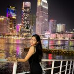 Neha Chowdary Endluri Instagram - How’s the view? 🫠🩶 #swipe 📍 Saigon river, Ho Chi Minh City #neha_nani #nehachowdary #vietnam #hochiminh