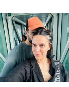 Neha Dhupia Instagram - To the love of my life … look how far we have come … thru the friendship , the fights and the free style swimming in open waters … thru the laughs , the victories and the losses … thru the impulsive travels , the unplanned date nights and the late night chats till the wee hours of the morning … thru the crazy workouts , the midnight snacking , your annoying phone habits 😜 and your ability to watch the same match and movie over n over n over again 😤 … Thru our gorgeous, adorable , extremely squishable babies and ofcourse thru this adventure called life … ♥️ I would do it over n over n over again with you and only you! Here’s to us ! SIX YEARS BABY … #happyanniversary my love @angadbedi ♥️♥️♥️♥️♥️♥️♥️♥️♥️♥️ I love you