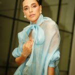 Neha Dhupia Instagram – Thank you @realbollywoodhungama for awarding me with THE MOST STYLISH MOULDBREAKING TALENT OF THE YEAR – FEMALE … 
When I was leaving home last night all dressed in my ice 🧊 blue outfit  our baby girl said “ma you look like , ELSA “ … and I smiled back and said this Elsa Wil be home soon and tuck into bed with you. ♥️
Between being a princess in my baby girls eyes and breaking moulds jus by not trying to fit into any is where the magic 🪄 happens. . . 
Be urself , caus eventually that’s all that matters. 
Thank you @realbollywoodhungama @rohitkhilnani Neeraj sir @idohungama , Suleimaan sir @suleman_mobhani , Ryan @z3_us and the entire team for working tirelessly and putting up such a great show … this award means so much. 
👗- @reik.studio 
 💄 – @sonicsmakeup 
@fouzikazi_makeupndhair 
@kapilcharaniya 📸