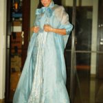 Neha Dhupia Instagram – Thank you @realbollywoodhungama for awarding me with THE MOST STYLISH MOULDBREAKING TALENT OF THE YEAR – FEMALE … 
When I was leaving home last night all dressed in my ice 🧊 blue outfit  our baby girl said “ma you look like , ELSA “ … and I smiled back and said this Elsa Wil be home soon and tuck into bed with you. ♥️
Between being a princess in my baby girls eyes and breaking moulds jus by not trying to fit into any is where the magic 🪄 happens. . . 
Be urself , caus eventually that’s all that matters. 
Thank you @realbollywoodhungama @rohitkhilnani Neeraj sir @idohungama , Suleimaan sir @suleman_mobhani , Ryan @z3_us and the entire team for working tirelessly and putting up such a great show … this award means so much. 
👗- @reik.studio 
 💄 – @sonicsmakeup 
@fouzikazi_makeupndhair 
@kapilcharaniya 📸