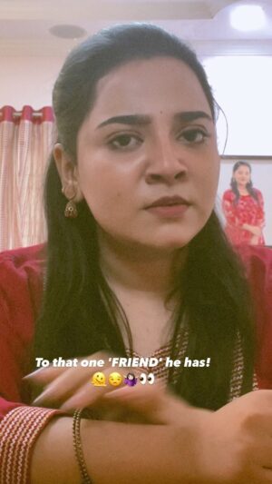 Neha Menon Instagram - Y'all are 🤏🏻 this close to asking this in person! Aren't you?😂🤣