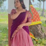 Neha Menon Instagram - இனிய தை திருநாள் வாழ்த்துக்கள்🙏🏻💯 . . Half saree: @chettinad_sarees 😍 #Pongal2k24#NehahRajesh#NehahMenon#nehulovesyall