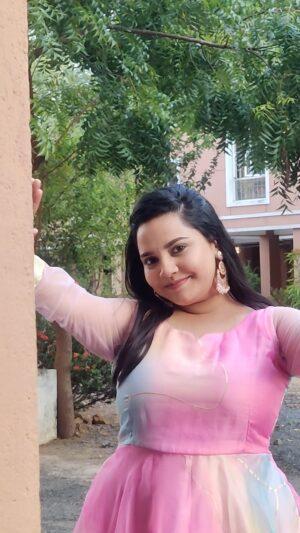 Neha Menon Instagram - GRWM *LazyVersion* 
As the name says it all, we've not done our entire makeup routine but a lazy one😉 
I started with my brows (@nyxcosmetics brow pallets) 
Followed by foundation (@trysugar foundation stick- shade 15) only to cover my dark circles and setting it with sugar compact too🤌🏻 
Konjo eyeshadow using the darkest shade from the same brow pallette, Kajal, lipstick and ended it with one kutti bindhi🤌🏻🧿 
comment down if you want more such videos🤌🏻