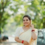 Neha Menon Instagram – You’re smile can show people how pure you’re intentions are🌼🤍 

Wearing: @look_uniquee ✨
Pc: @sejoshphotography ✨