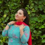 Neha Menon Instagram - 🩵 Wearing: @brand_look_unique