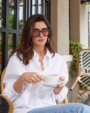 Nesrin Cavadzade Instagram - Lokasyona Paris demek isterdim, ama biraz daha buralardayım 🤪🖐🏻☕️🥐