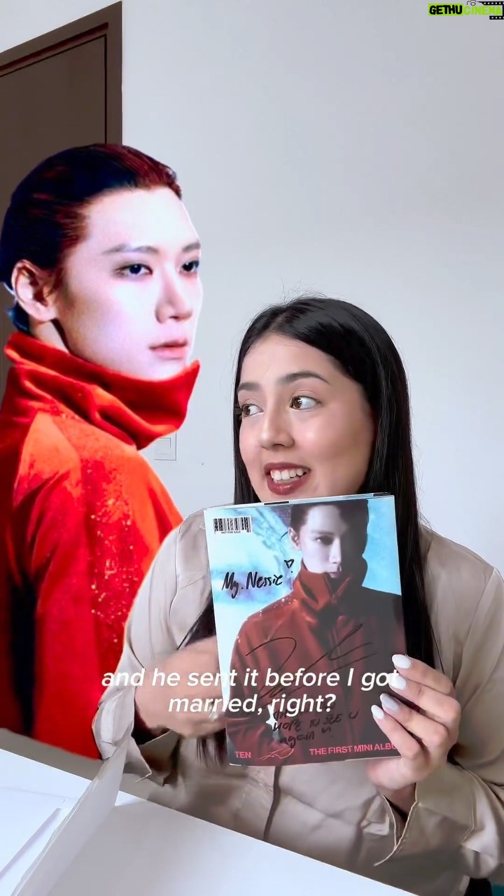 Nessie Judge Instagram - Thank you, Ten! Whatta fun and lovely surprisee!! @tenlee_1001 🤍✨🔥 @nct @wayvofficial @superm @smtown @smtown_idn the sweetest bunch!