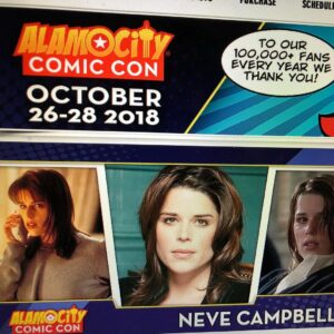 Neve Campbell Instagram - Can’t wait to go to this event this coming weekend. Looking forward to seeing old friends and new! @alamocitycomiccon