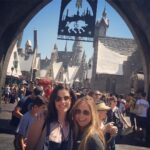 Neve Campbell Instagram – Magic time with my cousin! #wizardingworldhollywood