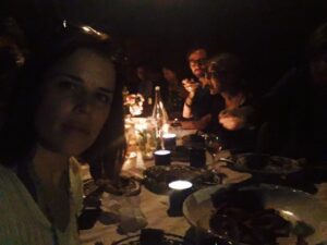 Neve Campbell Instagram - Amazing food, wonderful friends, a beautiful night in the countryside. I start two movies next week. This is the quiet before a wonderful storm and I'm so grateful for these moments. #summertime-fun