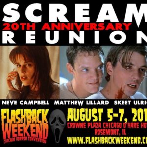 Neve Campbell Instagram - Hey all!  So I'm going to be at this event in Chicago, August 6th and 7th, hanging with fans and some of my cast mates from Scream and The Craft. Come see us!  Should be great fun! // #flashbackweekend #flashbackweekendchicago