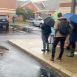 Neve Campbell Instagram - My brother Christian just sent me this. They waited 4 hours in the rain to vote. The local pizza place delivered boxes of pizzas to the line. This gives me chills. Vote not for who your parents or grandparents voted for but educate yourself on the issues and vote for what you believe to be right. We all deserve to know the pleasure and privilege of putting our own independent thought into action. How lucky are we in this country to have this opportunity!