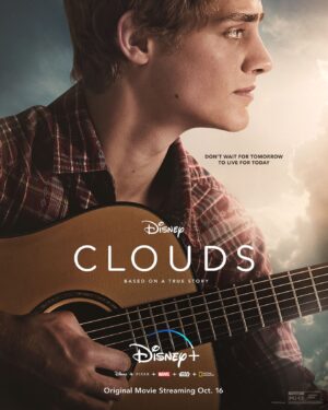 Neve Campbell Instagram - One song inspired the world. Clouds, an Original Movie based on the true story of Zach Sobiech, starts streaming Oct. 16 only on #DisneyPlus. #cloudsmovie