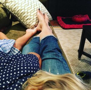 Neve Campbell Instagram - Quiet, happy moments. Caspian starts kindergarten tomorrow! They grow so fast!!! I'm so proud of my little man. So grateful to be his mom. Best experience of my life being his mom. Eye opening, soul rocking, heart exploding.... in the best of ways!