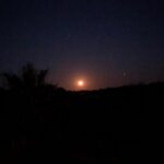 Neve Campbell Instagram – The moon and Mars right now in Spain. Stunning. Wish I could capture its absolute beauty for you all. #familytime #beautifulmoon #peaceandquiet #heaven