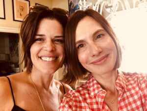 Neve Campbell Instagram - Hangin with my gal @ninampetronzio @plushhome Nina at her shop Plush Home. Love this girl. Long time friends are to be valued always!!!