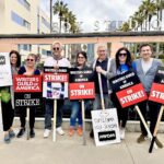Neve Campbell Instagram - Party of Five on the picket line