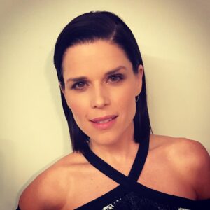 Neve Campbell Instagram - Had a blast on Watch What Happens Live last night. So ridiculously silly and fun. Always fab to have time with my tv brother Scott Wolf. I think that was the first time we've done an interview together in about 18 years. That's nuts! I'm still so grateful for our Party of Five Days. It was a quality show and really kick started all of our careers...... thanks so much to my team again for doing such a great job. @marcmena @natashasmee and thanks to Cristian Siriano for the gorgeous clothes @csiriano #scottwolf #watchwhathappenslive #partyoffive